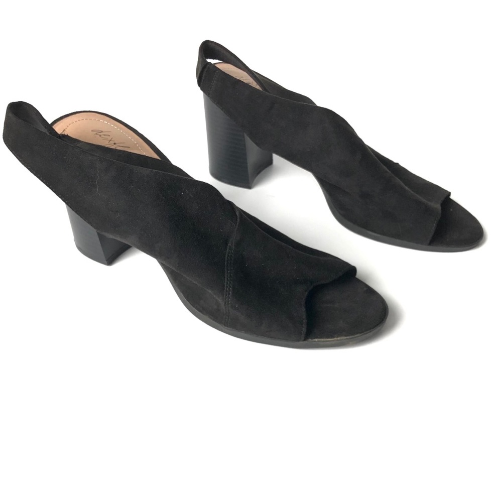 Tilda Black Block Heel - Picture 6 of 9